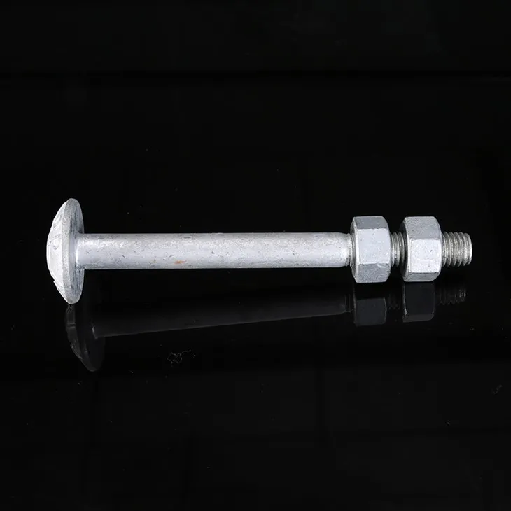 Big Round Head Bolt HDG With Nuts Carriage Bolt