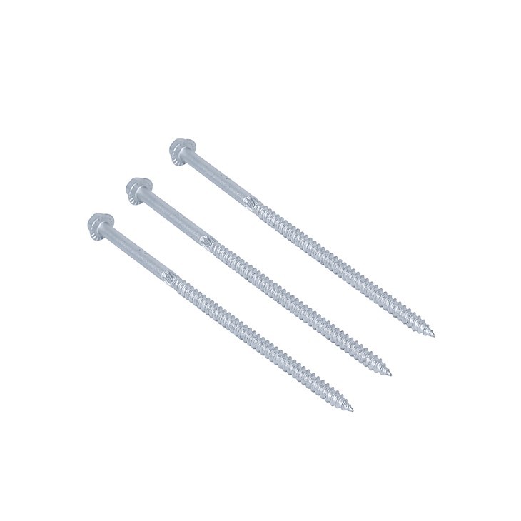 پیچ نقره ای فلنج شش گوش مخصوص با شکاف